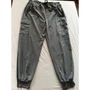 G Gradual Mens Cargo Joggers Gray Athletic Hiking Pants XXXL Elastic Waist Golf